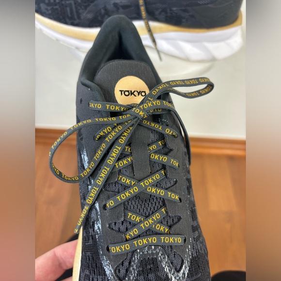 ASICS Tokyo Running Shoe Sneaker Black Orange Workout Athleisure Women's Size 9 - Picture 10 of 12